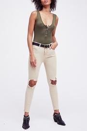  Khaki Busted Skinny