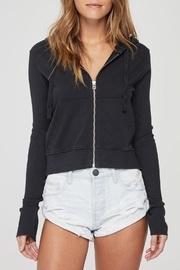  Skinny-sleeve Zip Hoodie