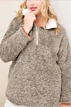  Sherpa Fleece Pullover
