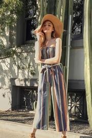  Denim Tube Jumpsuit
