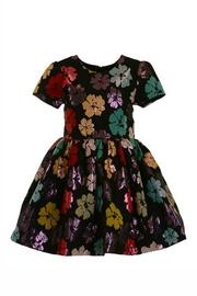  Foil Floral Dress