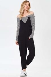  Black Flowy Jumper
