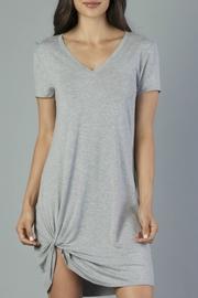  Grey Side Knot Dress