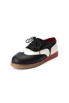  Cecilia Wingtip Black Shoes