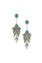  Turquoise Feather Earrings