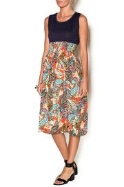  Paisley Orange Dress