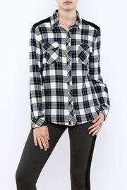 Persuede Me Plaid Top