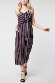  Twist Front Stripe Jumper