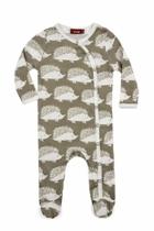  Green Footed Romper Hedgehog