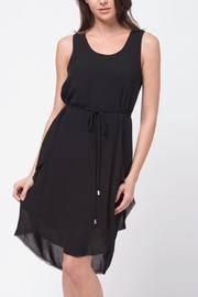  High-low-dress With Waist-tie