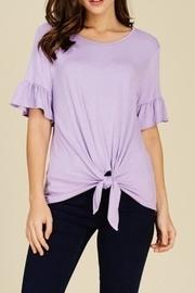  Bell-sleeve Tie Top