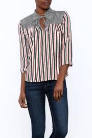 Stripe Tie Top