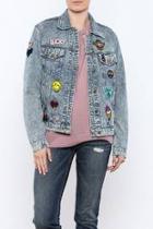  Trippy Patch Denim Jacket