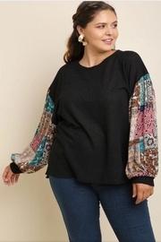  Paisley Sleeve Top