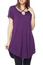  Purple Strappy Tunic