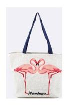  Flamingo Beach Bag