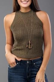  Cropped Knit Tank