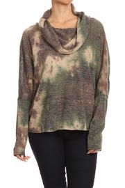  Tie Dye Cowlneck Sweater