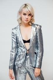  Silver Chevron Suit