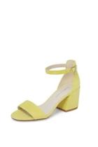  Yellow Suede Heel