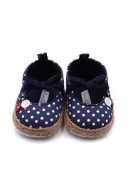  Navy Button Espadrilles