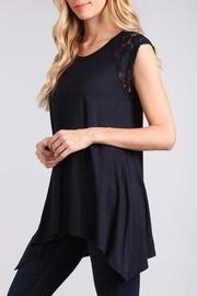  Lace Detailed Top