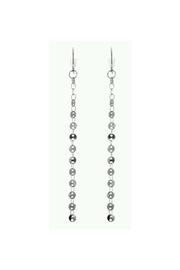  Long Disc Earrings