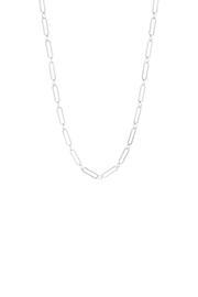  Courtly Silver Chain Necklace