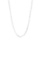  Courtly Silver Chain Necklace