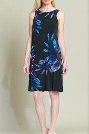  Tropical-leaf Swing Dress