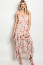  Floral Flouncy Dress