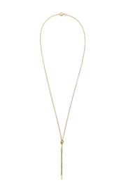  Gold Pave Spike Necklace