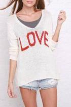  Love V Neck Sweater
