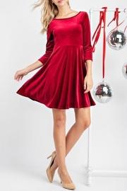  Holiday Velour Dress