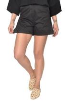  Black Trouser Shorts