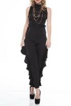  Corset Ruffle Pants