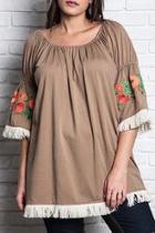  Off Shoulder Tunic Dress