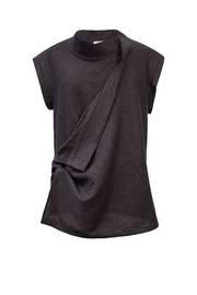  Charcoal Layered Top