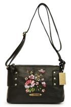  Floral Embroidered Crossbody