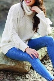  Candice Fringe Turtleneck