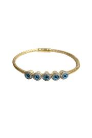  Gold-plated Evil-eye Bangle
