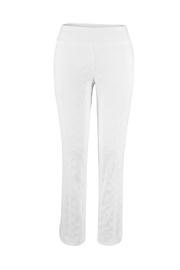  Circle Jacquard White Pant