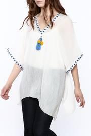  V-neck Poncho Top