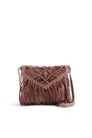  Tassel Leather Crossbody Bag