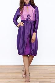  Mandarin Collar Dress