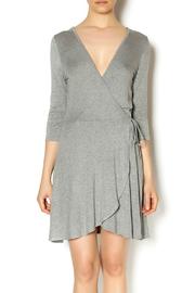  Gray Wrap Dress