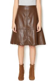 Leather Look Skirt