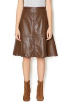  Leather Look Skirt