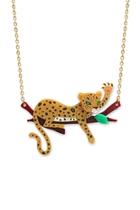  Leopard Branch Necklace