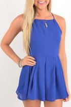  Royal Blue Romper